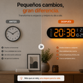 🕒 Termaro™ | Reloj LED Inteligente de Pared